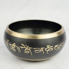 Load image into Gallery viewer, Black Brass singing bowl
