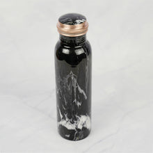 Load image into Gallery viewer, Black Printed Copper Water Bottle
