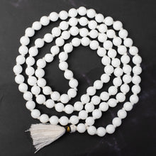 Load image into Gallery viewer, White Agate Rosary | White Hakik Mala
