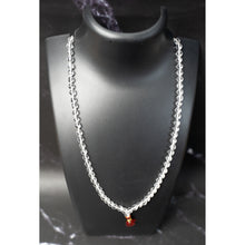 Load image into Gallery viewer, Sphatik necklace diamond cut
